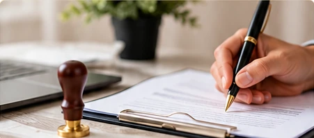 Illustrative photograph for Mobile Notary Services